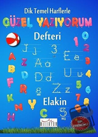 Dik Temel Harflerle Güzel Yazıyorum Defteri - Kolektif - Milenyum - Fi