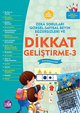 Dikkat Geliştirme-3 - Ferhat Çınar - Mor Kelebek - Fiyatı - Yorumları 