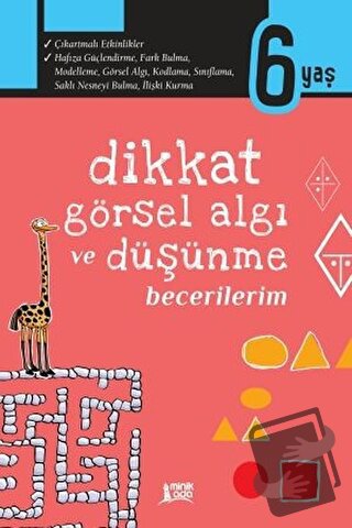 Dikkat Görsel Algı Ve Düşünme Becerilerim (6 Yaş) - Berkay Dinç - Mini