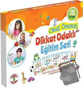 Dikkat Odaklı Eğitim Seti 3-4 Yaş - Celal Akbaş - Sihirli Kalem - Fiya