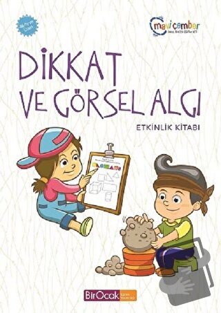 Dikkat ve Görsel Algı Etkinlik Kitabı (48 Ay ve Üzeri) - Mavi Çember O