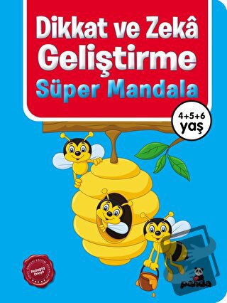 Dikkat ve Zeka Geliştirme - Süper Mandala - Kolektif - Beyaz Panda Yay