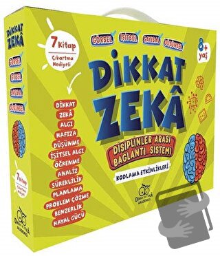 Dikkat Zeka 2. Sınıf Seti - 8 Yaş (7 Kitap Takım) - Mehmet Türkdoğan -