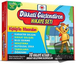 Dikkati Güçlendiren Hikaye Seti - Kip Kip'in Maceraları Kutulu Set (10