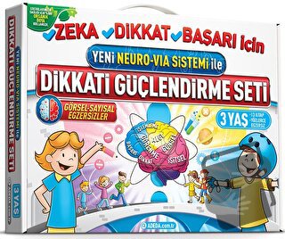 Dikkati Güçlendirme Seti 3 Yaş - Yeni Neoro - Via Sistemi İle - Kolekt