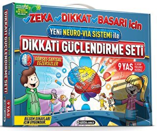 Dikkati Güçlendirme Seti 9 Yaş - Osman Abalı - Adeda Yayınları - Fiyat