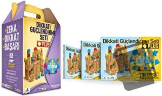 Dikkati Güçlendirme Seti Plus (3 Kitap Materyalsiz - 8 Yaş) - Osman Ab