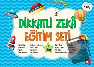 Dikkatli Zeka Eğitim Seti 2. Kitap (3 Yaş) - Neşe Duran - Beyaz Balina