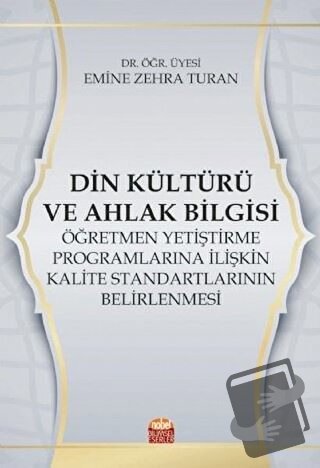 Din Kültürü ve Ahlak Bilgisi Öğretmen Yetiştirme Programlarına İlişkin