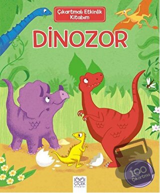 Dinozor - Çıkartmalı Etkinlik - David Hitch - 1001 Çiçek Kitaplar - Fi