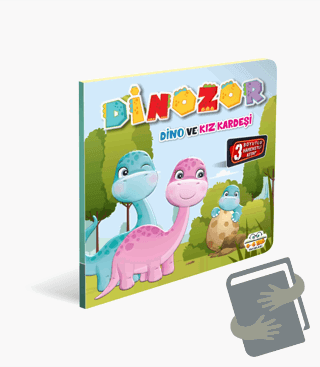 Dinozor Dino ve Kız Kardeşi - Kolektif - 0-6 Yaş Yayınları - Fiyatı - 