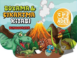 Dinozorlar - Boyama Ve Çıkartma Kitabı - Sunguralp Şolpan - Çikolata Y