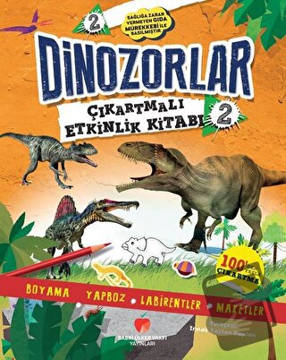 Dinozorlar Çıkartmalı Etkinlik Kitabı 2 - Penny Worms - Sabri Ülker Va