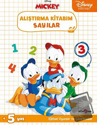 Disney Eğitsel Çıkartmalı Alıştırma Kitabım Sayılar - Gökçe Demir - Be