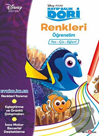 Disney Eğitsel Dori Renkleri Öğrenelim - Gökçe Demir - Beta Kids - Fiy