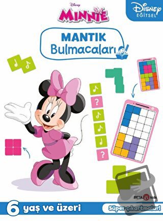 Disney Eğitsel Minnie Çıkartmalı Mantık Bulmacaları - Gökçe Demir - Be