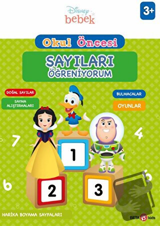 Disney Eğitsel Okul Öncesi Sayıları Öğreniyorum - Kolektif - Beta Kids