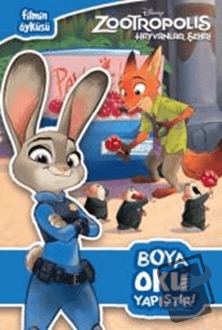 Disney Zootropolis Hayvanlar Şehri - Boya Oku Yapıştır! - Kolektif - D