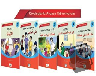 Diyaloglarla Arapça Öğreniyorum (5 Kitap) - Basel Swed - Mektep Yayınl