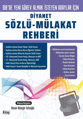 Diyanet Sözlü-Mülakat Rehberi - Hasan Çalışkan - Kitap Dünyası Yayınla