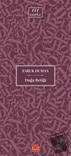 Doğa Betiği - Faruk Duman - Kırmızı Kedi Yayınevi - Fiyatı - Yorumları