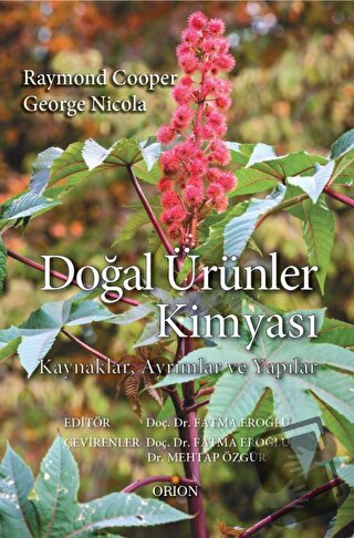 Doğal Ürünler Kimyası - George Nicola - Orion Kitabevi - Fiyatı - Yoru