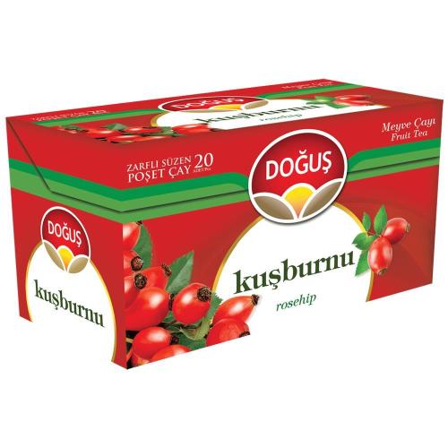 Doğuş Kuşburnu Meyve Çayı Süzen Poşet Çay 20X2.5 Gr - - Doğuş - Fiyatı