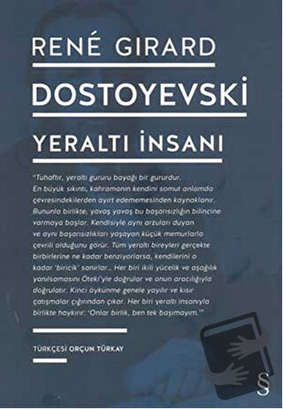 Dostoyevski - Yeraltı İnsanı - Rene Girard - Everest Yayınları - Fiyat