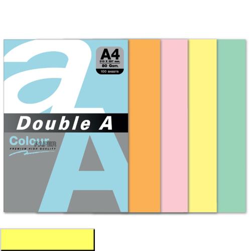 Double A Renkli Kağıt 100 Lü A4 80 Gr Pastel Butter - - Double-A - Fiy