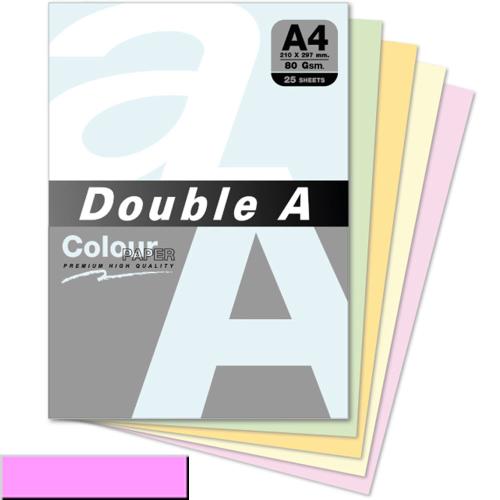 Double A Renkli Kağıt 25 Li A4 80 Gr Pastel Flamingo - - Double-A - Fi