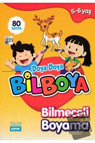 Doya Doya Bil Boya Bilmeceli Boyama (5-6 Yaş) - Kolektif - Talas Yayın