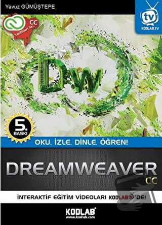 Dreamweaver CS6 ile CC - Yavuz Gümüştepe - Kodlab Yayın Dağıtım - Fiya