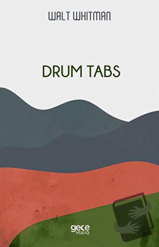 Drum Tabs - Walt Whitman - Gece Kitaplığı - Fiyatı - Yorumları - Satın