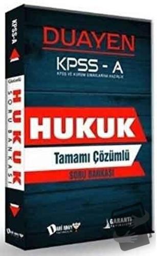 Duayen KPSS - A Tamamı Çözümlü Soru Bankası - Kolektif - Dahi Adam Yay