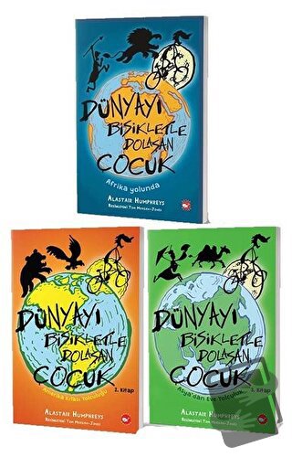 Dünyayı Bisikletle Dolaşan Çocuk Seti - Alastair Humphreys - Beyaz Bal