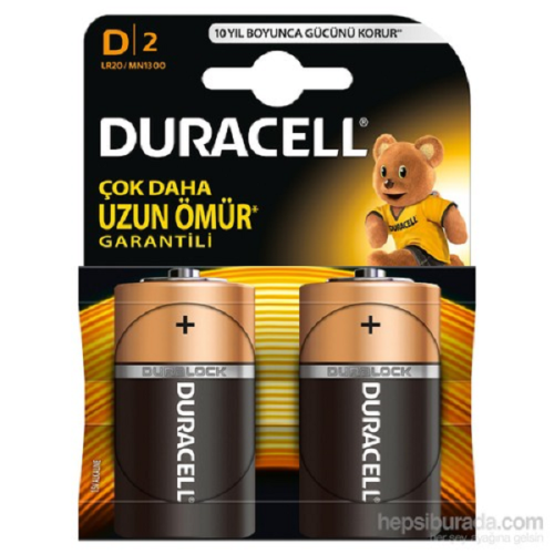 Duracell Alkalin Orta Boy Pil (C) 2 Li Kartela - - Duracell - Fiyatı -