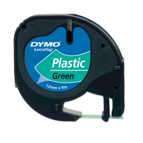 Dymo Letratag Şerit Plastik 12 Mmx4 Mt Yeşil 91204 - - Dymo - Fiyatı -