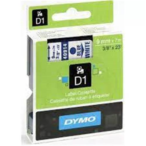 Dymo S0720690 D1 Yedek Şerit 9 Mmx7Mt Beyaz-Mavi 40914 - - Dymo - Fiya