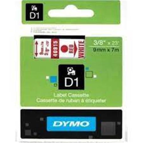 Dymo S0720700 D1 Yedek Şerit 9 Mmx7Mt Beyaz-Kırmızı 40915 - - Dymo - F