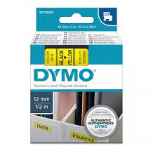 Dymo S0720850 D1 Yedek Şerit, 19 Mm X 7 Mt, Beyaz- Kırmızı (45805) - -