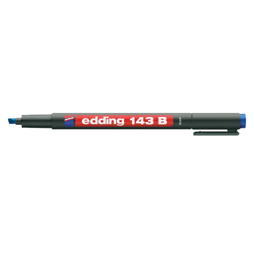 Edding Asetat Kalemi Permanent B Seri 1-3 Mm Mavi 143 B - 10'lu Paket 