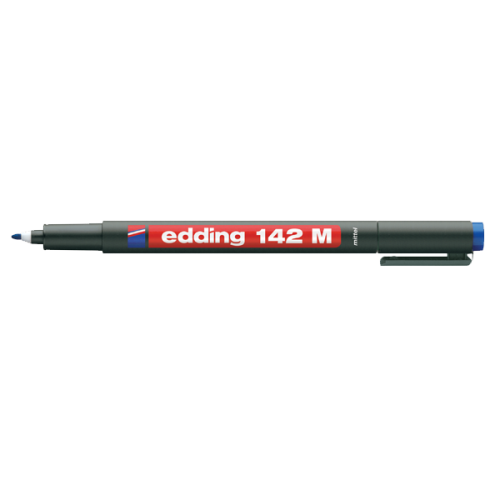 Edding Asetat Kalemi Permanent M Seri 1 Mm Mavi 142 M - 10'lu Paket - 