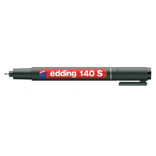 Edding Asetat Kalemi Permanent S Seri 0.3 Mm Siyah 140 S - 10'lu Paket