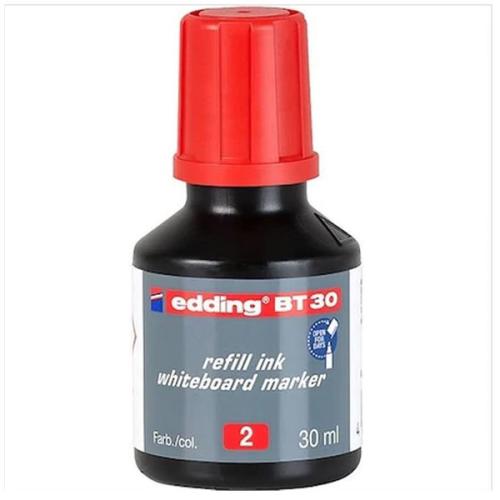 Edding Tahta Kalem Mürekkebi Damlalıklı Ekonomik 30 Ml Kırmızı 2 Li Bt