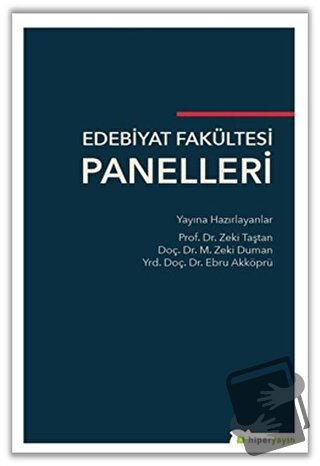 Edebiyat Fakültesi Panelleri - Ebru Akköprü - Hiperlink Yayınları - Fi