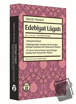 Edebiyat Lügatı - Tahirü’l - Mevlevi - Büyüyen Ay Yayınları - Fiyatı -