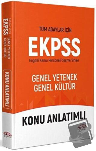 EKPSS GY-GK Konu Anlatımlı - Kolektif - Editör Yayınevi - Fiyatı - Yor