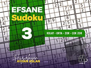 Efsane Sudoku 3 - Kolektif - Ahbap Kitap - Fiyatı - Yorumları - Satın 