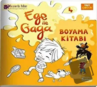 Ege İle Gaga Boyama Kitabı 4 - Kolektif - Burhan Yayınları - Fiyatı - 