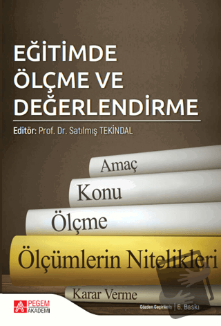 Eğitimde Ölçme ve Değerlendirme - Adnan Kan - Pegem Akademi Yayıncılık